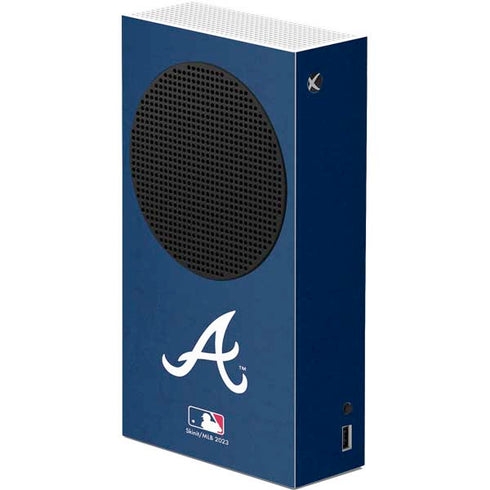 MLB Atlanta Braves - Solid Distressed Xbox Series S Console Skin